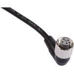 XS2F-M12PVC4A2M, CBL 4POS PLUG RA TO WIRE 6.56'