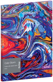 Папка для тетрадей Color Storm на резинке А5+, 600 мкм, с рисунком FB5_A5031