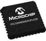 PIC32MM0064GPL036-I/M2, MCU 32-bit PIC RISC 64KB Flash 2.5V/3.3V 36-Pin SQFN EP Tray