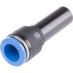 QS-12H-10, QS Series Reducer Nipple, Push In 12 mm to Push In 10 mm ...