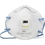 3M 8822, 8000 Series Disposable Face Mask for General Purpose Protection, FFP2 ...