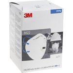 3M 8822, 8000 Series Disposable Face Mask for General Purpose Protection, FFP2 ...
