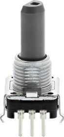 Фото 1/2 EC12E1220813, 12 Pulse Incremental Mechanical Rotary Encoder with a 6 mm Flat Shaft (Not Indexed), Through Hole