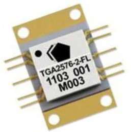 TGA2576-2-FL, RF Amplifier 2.5-6.0GHz Gain 26dB GaN