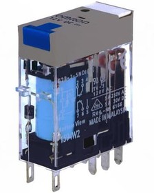 Фото 1/4 G2R2SNDIDC12SBYOMB, Industrial Relay G2RS 2CO DC 12V 5A Plug-In Terminal