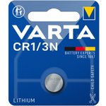 Батарейки литиевые VARTA ELECTRONICS CR1/3 N BL1 - (блистер 1шт)