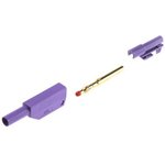 4 mm insulating grommet, CAT II, purple, 22.2380-26