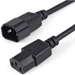 Кабель питания Filum FL-PC16-C13-C14-1.8M С13- C14, 3х1 мм², 220В, 10A, чёрный ...