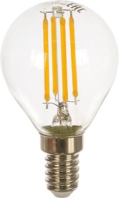 Фото 1/10 Лампа LED Filament Globe E14 5W 2700K SQ 105801105