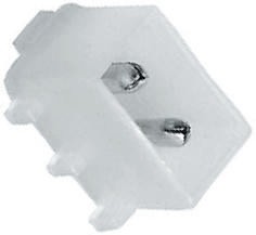 Фото 1/2 350786-3, Pin Header, Wire-to-Board, 6.35 мм, 1 ряд(-ов), 2 контакт(-ов), Through Hole Straight