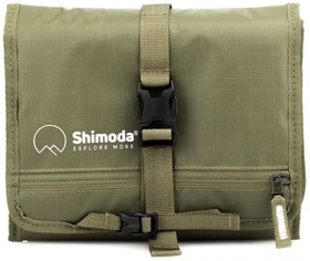 Фото 1/6 Shimoda Filter Wrap 150 Army Green Чехол-органайзер для 3 фильтров и аксессуаров (520-227)