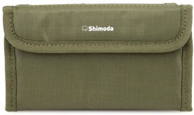 Фото 1/8 Shimoda Mini Wrap Army Green Чехол-органайзер для 4 фильтров или аксессуаров (520-239)