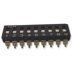 A6S-9101-H, 9 Way Surface Mount DIP Switch 9P