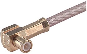 Фото 1/2 16_MCX-50-2-11/111_NH, RF Connectors / Coaxial Connectors MCX right angle cable plug(m)