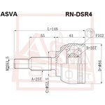 RN-DSR4, ШРУС наружный 35x52.6x25