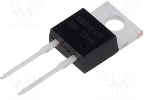 MBR10100, Diode: Schottky rectifying; THT; 100V; 10A; TO220AC; tube; Ir: 1mA