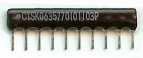 77063223P, Resistor Networks & Arrays 22Kohms 6Pin 2% Isolated