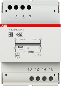 2CSM251043R0811 TS25/12-24C Трансформатор раздел.безоп., ABB | купить в розницу и оптом