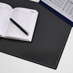 Коврик на стол Attache 38х59см черный с прозрачным листом