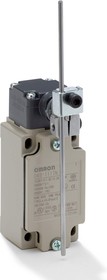 Фото 1/2 D4B-4A17N, Adjustable Roller Lever Limit Switch, 2NC, IP67, Metal Housing, 400V ac Max, 10A Max