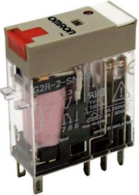 Фото 1/2 G2R-2-SNI AC110(S), Plug In Power Relay, 110V ac Coil, 5A Switching Current, DPDT