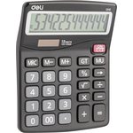 Калькулятор Deli E1210, 12-разрядный, темно-серый