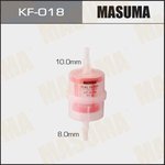 KF-018, Фильтр тонкой очистки топлива D= 8 x 10 мм Masuma