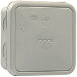 JB 2.5 G, Light Grey Polypropylene Junction Box, IP65, 90 x 90 x 49mm