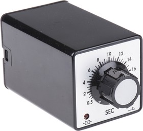Фото 1/3 2BDE20SLP240VAC, Plug In Timer Relay, 240V ac, 2-Contact, 0.5 → 20s, 1-Function, DPDT