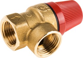 CA-RS/311460, 6bar Pressure Relief Valve With Female G 1/2 in G Female Connection and a G 1/2 Exhaust Port