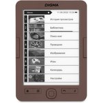 Электронная книга Digma E60C 6" E-ink HD Pearl 1024x758 600MHz/4Gb/microSDHC ...