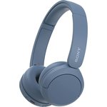 Наушники Sony WH-CH520, Bluetooth, накладные, синий [wh-ch520/l]