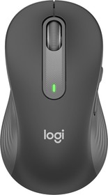 Фото 1/7 Мышь Logitech Wireless Mouse Signature M650 L LEFT, GRAPHITE , Bluetooth, Logitech Bolt [910-006239]
