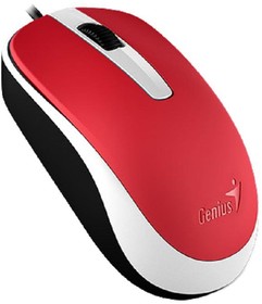 Фото 1/3 Мышь Genius Mouse DX-120 (Cable, Optical, 1000 DPI, 3bts, USB) Red