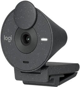Фото 1/10 Веб-камера Logitech Webcam BRIO 300 Full HD, graphite (960-001436)
