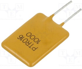PTR016V1000-BK, Предохранитель: полимерный PTC; 10А; Iмакс: 100А; THT; PTR016V