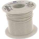 1553 WH005, Hook-up Wire 20AWG 10/30 PVC 100ft SPOOL WHT