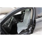 09903-3, Чехлы полиэтиленовые для сидений белые, размер 79х130 см (100шт)