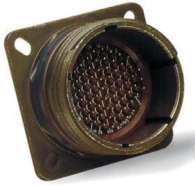 D38999/20WH21AB, Conn Circular PIN 21 POS Crimp ST Flange Mount 21 Terminal 1 Port