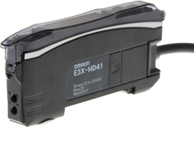 Фото 1/4 E3X-HD11 2M, Датчик световодный усилитель, NPN, IP50, Подключение провод 2м