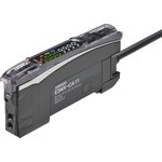 E3NX-CA41 2M, Fibre Amplifier, PNP Output IO-Link, 1.08 W, IP20, 10 → 30 V dc
