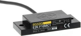 Фото 1/3 E2K-F10MC2, Inductive Flat-Style Proximity Sensor, 10 mm Detection, NPN Output, 12 → 24 V dc, IP66