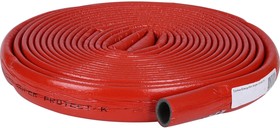 Фото 1/6 Трубка теплоизоляционная для скрытой прокладки красная 22/4-11м EFXT0220411SUPRK Н0000011125