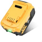 Аккумулятор OEM для электроинструмента DeWALT DCB184, DCB184-XJ, LED 18-20V 5000mAh