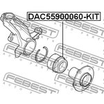 DAC55900060-KIT, DAC55900060-KIT_к-кт подшипника ступ. пер.!\ Peugeot Boxer ...