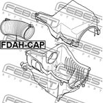 FDAH-CAP, FDAHCAP_патрубок воздушного фильтра!\ Ford Focus II 05-08