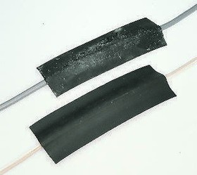 26100321, 9m Black Cable Cover in Rubber, 14 x 8mm Inside dia.