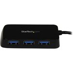 ST4300MINU3B, 4 Port USB 3.0 USB A Hub, USB Powered, 80 x 36 x 14mm