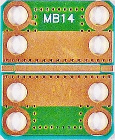 Фото 1/2 MB-14, PCBs & Breadboards MircoAmp prototyping board, straight through transmission line