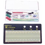 TW-E41-102B, ABS Plastic 830 Tie Point Breadboard with 70 Piece Wire Kit and ...